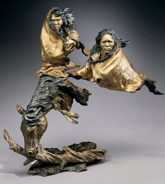 In Search of Peace Bronze Sculpture 1998 19 in Sculpture by Mark Hopkins