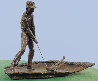 Sandtrap Bronze Sculpture 1989 10 in - Golf Sculpture by Mark Hopkins - 1