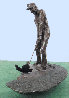 Sandtrap Bronze Sculpture 1989 10 in - Golf Sculpture by Mark Hopkins - 4