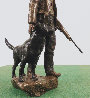 Hunters Bronze Sculpture 1997 9 in Sculpture by Mark Hopkins - 6