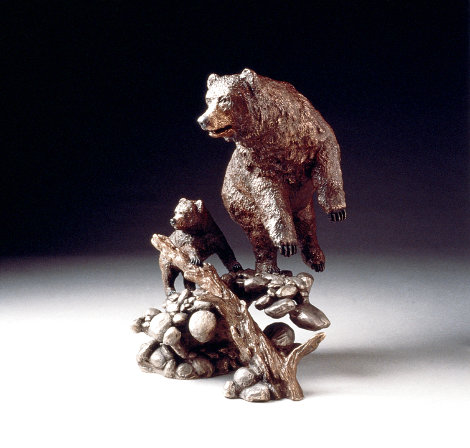 No Trespassing Bronze Sculpture 1996 14 in Sculpture - Mark Hopkins