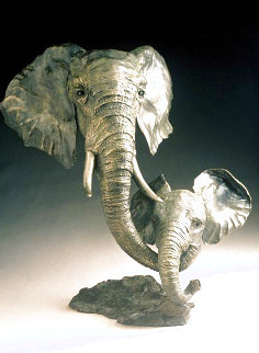 Earth Mother Bronze Sculpture 1994 19 in Sculpture - Mark Hopkins