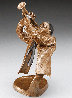 Jazz Trumpet Bronze Sculpture 1992 12 in Sculpture by Mark Hopkins - 0