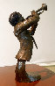 Jazz Trumpet Bronze Sculpture 1992 12 in Sculpture by Mark Hopkins - 2