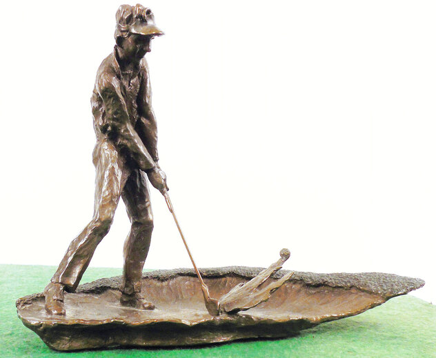 Days Work Bronze Sculpture 1997 20 in by Mark Hopkins - For Sale on Art ...