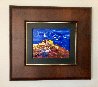 Blue Sky - Volcano 2007 17x23 Original Painting by Anthony Hopkins - 1