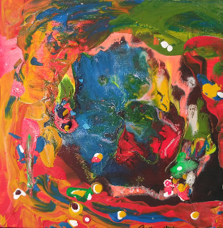 Untitled Painting 14x14 Original Painting - Anthony Hopkins Untitled Painting 14x14 Original Painting - Anthony Hopkins