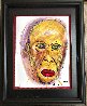 Untitled Abstract Portrait 2015 16x13 Original Painting by Anthony Hopkins - 1