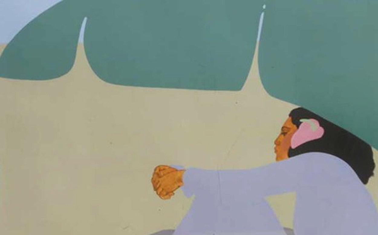 Banana Leaf 1979 Limited Edition Print by Pegge Hopper Banana Leaf 1979 Limited Edition Print by Pegge Hopper