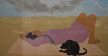 Ala Moana Beach Limited Edition Print - Pegge Hopper Ala Moana Beach Limited Edition Print - Pegge Hopper