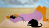 Ala Moana Beach 36x61 Huge - Hawaii Limited Edition Print by Pegge Hopper - 0