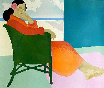 Lanikai Afternoon 1984 Limited Edition Print - Pegge Hopper Lanikai Afternoon 1984 Limited Edition Print - Pegge Hopper