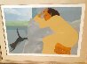 Grey Popoki 1985 Huge Limited Edition Print by Pegge Hopper - 5