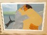 Grey Popoki 1985 Huge - Hawaii Limited Edition Print by Pegge Hopper - 5