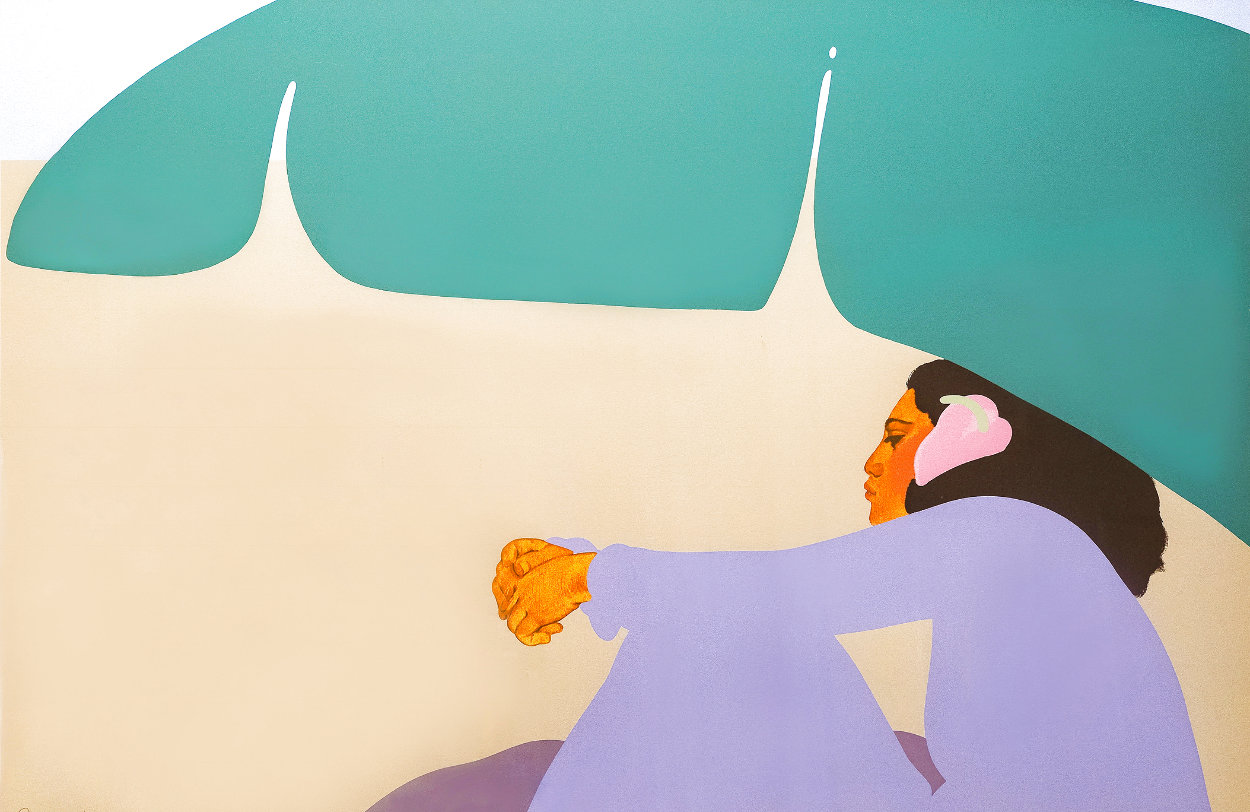 Banana Leaf 1979 Limited Edition Print by Pegge Hopper Banana Leaf 1979 Limited Edition Print by Pegge Hopper