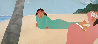 Na Pali Sands - Huge - Hawaii Limited Edition Print by Pegge Hopper - 0