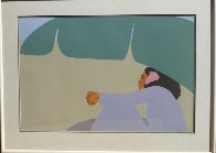 Banana Leaf 1979 Huge 42x32 Limited Edition Print by Pegge Hopper - 1 Banana Leaf 1979 Huge 42x32 Limited Edition Print by Pegge Hopper - 1