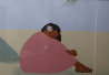 Untitled (Women on Hawaiian Beach) Set of 2 1980 Limited Edition Print by Pegge Hopper - 0 Untitled (Women on Hawaiian Beach) Set of 2 1980 Limited Edition Print by Pegge Hopper - 0