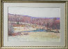Untitled Landscape Painting  1986 24x40 Huge Original Painting by Larry Horowitz - 1