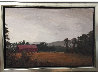 Sepia Barn, New Hampshire 41x29 Huge Original Painting by Larry Horowitz - 1
