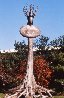 Asherah Tree Goddess Bronze Sculpture AP 1999 Monumental 130 in Sculpture by David Hostetler - 1