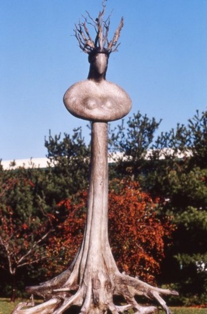 Asherah Tree Goddess Bronze Sculpture AP 1999 Monumental 130 in Sculpture by David Hostetler