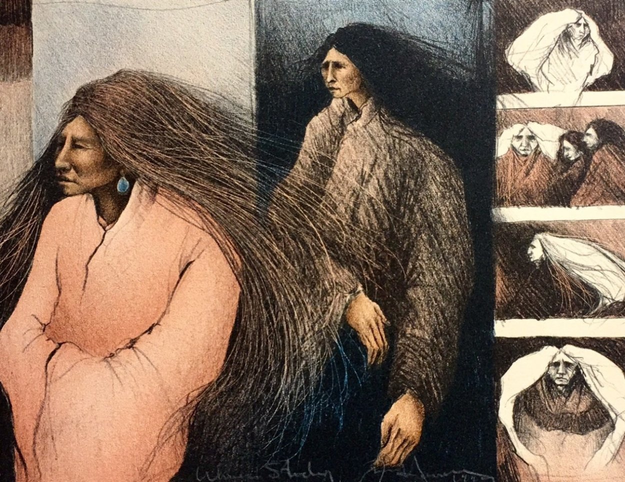 Women Study 1989 Limited Edition Print by Frank Howell Women Study 1989 Limited Edition Print by Frank Howell