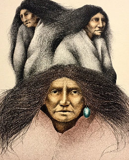 Oglala Women TP 1993 Limited Edition Print - Frank Howell Oglala Women TP 1993 Limited Edition Print - Frank Howell