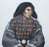 Lakota Woman (Hand Colored) AP 1992 Limited Edition Print by Frank Howell - 1