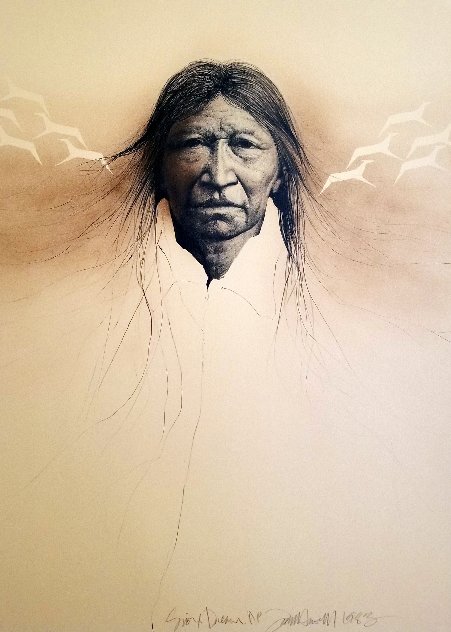 Sioux Dreams AP 1983 Limited Edition Print by Frank Howell
