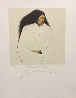 A Cheyenne Woman Waiting 1986 Limited Edition Print by Frank Howell - 1 A Cheyenne Woman Waiting 1986 Limited Edition Print by Frank Howell - 1