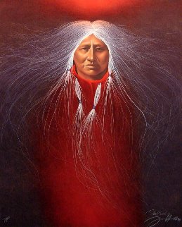 Sage Fire 1991 Limited Edition Print - Frank Howell Sage Fire 1991 Limited Edition Print - Frank Howell