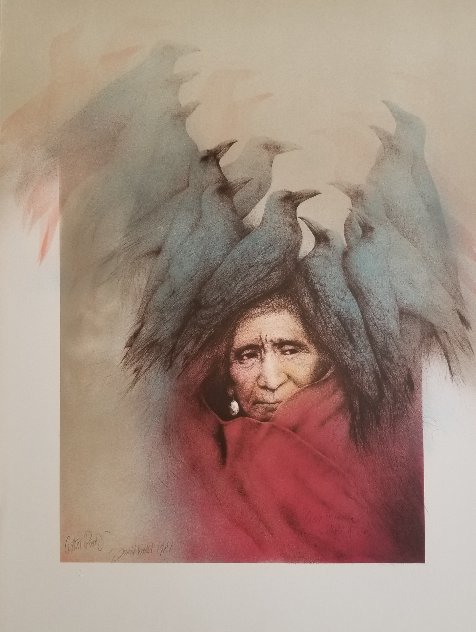 Crow Dreamer AP 1981 Limited Edition Print by Frank Howell