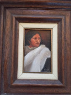 Navajo Maiden 1981 13x11 Original Painting by Frank Howell - 1 Navajo Maiden 1981 13x11 Original Painting by Frank Howell - 1