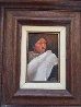 Navajo Maiden 1981 13x11 Original Painting by Frank Howell - 1