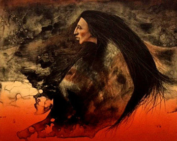 Lost Warrior AP 1984 WP Limited Edition Print - Frank Howell Lost Warrior AP 1984 WP Limited Edition Print - Frank Howell