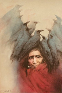 Crow Dreamer 1981 Limited Edition Print - Frank Howell