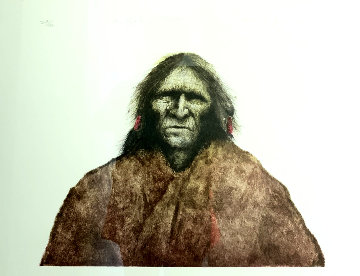 Buffalo Robe 1974 Limited Edition Print - Frank Howell Buffalo Robe 1974 Limited Edition Print - Frank Howell