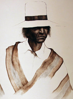 Navajo Fabric 1974 Limited Edition Print - Frank Howell Navajo Fabric 1974 Limited Edition Print - Frank Howell