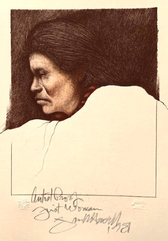 First Woman AP 1981 Limited Edition Print - Frank Howell