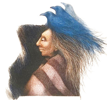Crow Song AP 1981 Limited Edition Print - Frank Howell Crow Song AP 1981 Limited Edition Print - Frank Howell