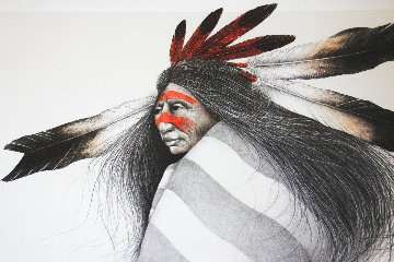 Pine Ridge Dancer 1991 Limited Edition Print - Frank Howell Pine Ridge Dancer 1991 Limited Edition Print - Frank Howell