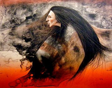 Lost Warrior PP 1989 Limited Edition Print - Frank Howell Lost Warrior PP 1989 Limited Edition Print - Frank Howell
