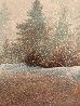 First Snow 1978 17x17 Early Original Painting by Frank Howell - 5