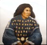 Lakota Woman 1992 Embellished Limited Edition Print by Frank Howell - 0