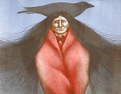 Gift of the Crow Messenger: Framed Suite of 4 1984 Limited Edition Print - Frank Howell