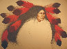 Red Feather Dancing 1986 Limited Edition Print by Frank Howell - 0 Red Feather Dancing 1986 Limited Edition Print by Frank Howell - 0