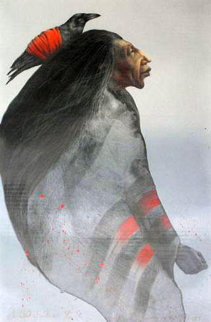 Lakota Sisters 1984 Limited Edition Print - Frank Howell Lakota Sisters 1984 Limited Edition Print - Frank Howell