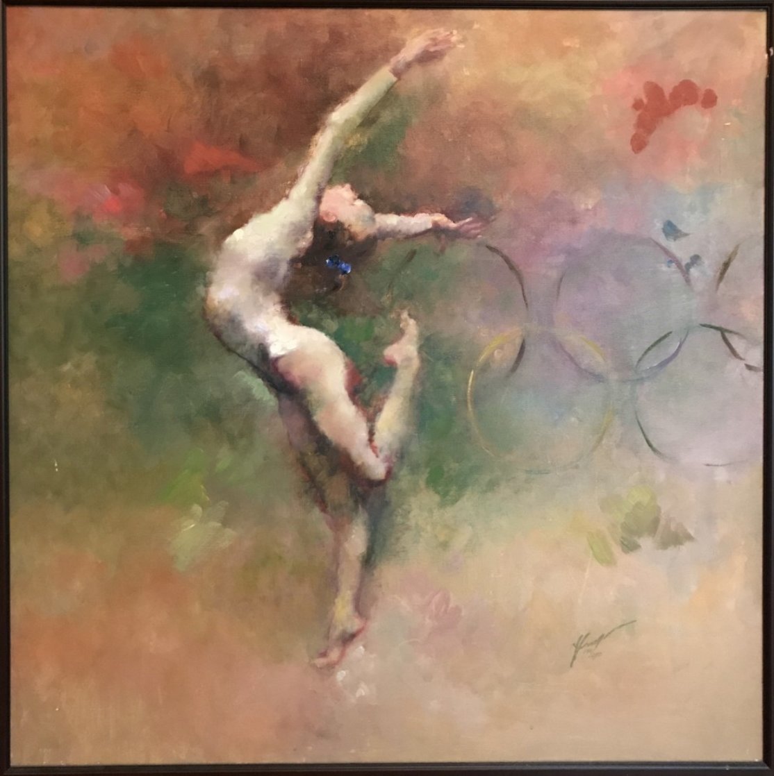 Olympic Dreams 2008 Embellished Limited Edition Print by Hua Chen Olympic Dreams 2008 Embellished Limited Edition Print by Hua Chen