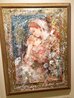 Les Pommes Rogue 1979 - 45x35 - Huge Painting Original Painting by Hua Chen - 1